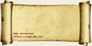 Tina Trakilović vizit kartica